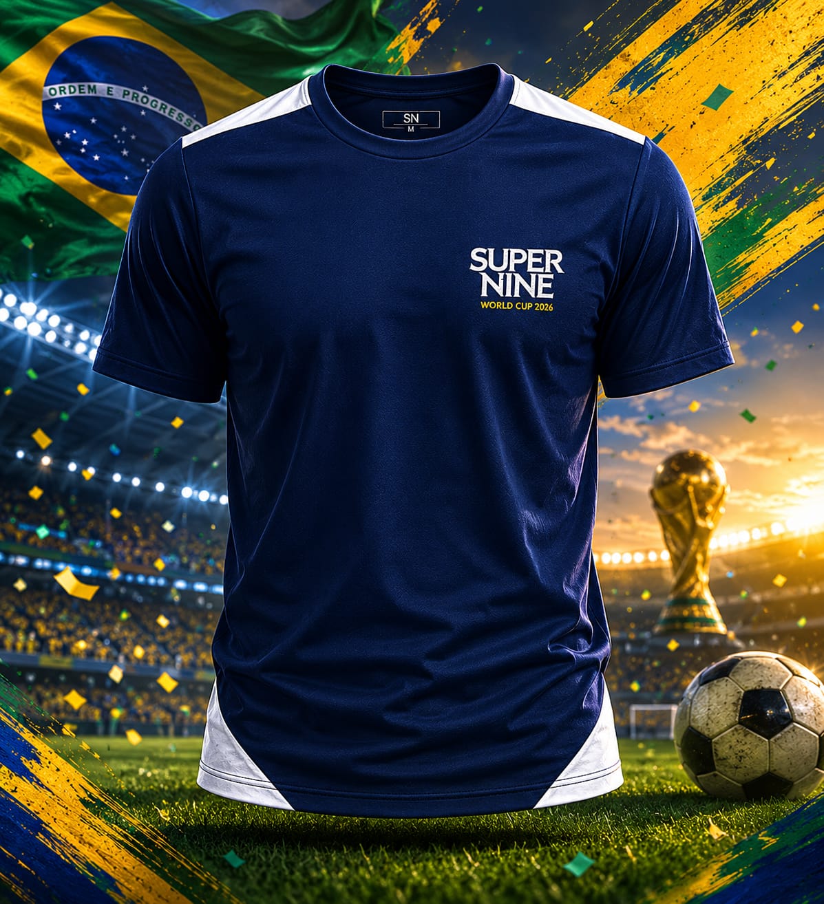 Brasil Tee Super Nine | Copa do Mundo 2026